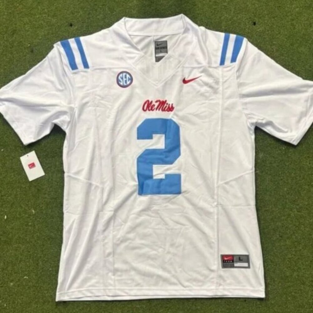 Ole Miss Rebels Jaxson Dart Stitched #2 Jersey